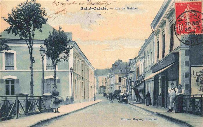Saint-Calais 72 Sarthe Rue du Guichet