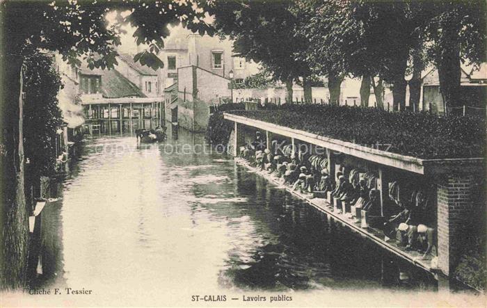 Saint-Calais 72 Sarthe Lavoirs publics