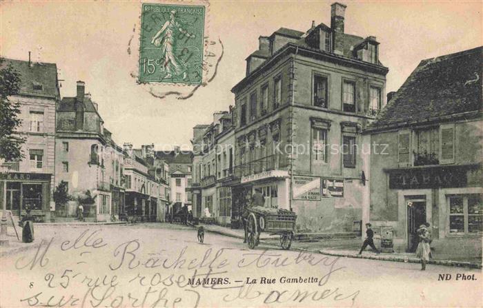 MAMERS 72 Sarthe Rue Gambetta