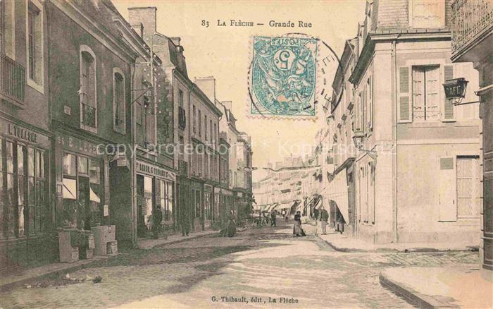 LA FLECHE 72 Sarthe Grande Rue
