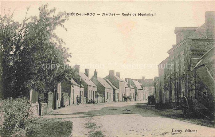 Greez-sur-Roc MAMERS 72 Sarthe Route de Montmirail