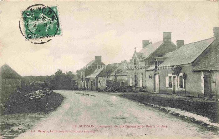 Le Buisson St-Rigomer-des-Bois MAMERS 72 Sarthe Vue d'ensemble