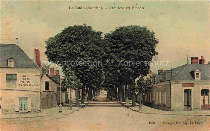 Le Lude LA FLECHE 72 Sarthe Boulevard Fisson