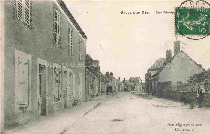 Greez-sur-Roc MAMERS 72 Sarthe Rue Principale