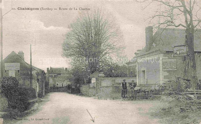 Chahaignes LA FLECHE 72 Sarthe Ronte de La Chartre
