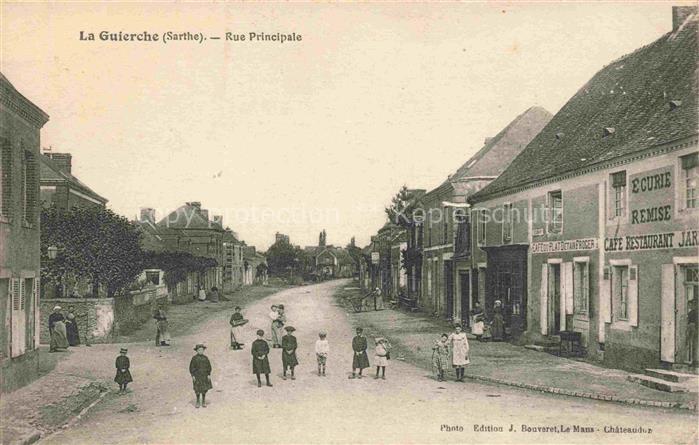 La Guierche LE MANS 72 Sarthe Rue Principale Café Restaurant