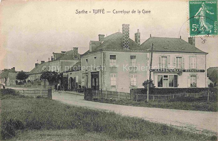 Tuffe MAMERS 72 Sarthe Carrefour de la Gare