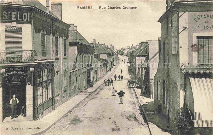 MAMERS 72 Sarthe Rue Charles Granger Correspondence Militaire