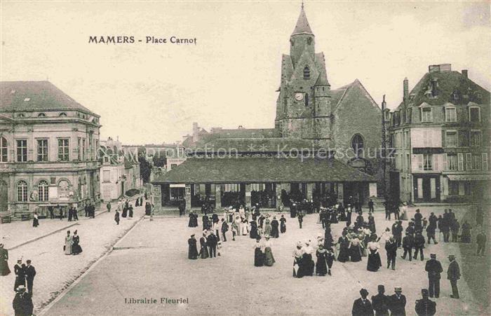 MAMERS 72 Sarthe Place Carnot Eglise
