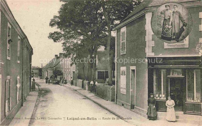 Laigne-en-Belin LE MANS 72 Sarthe Route de St. Gervais Costumes Sarthois