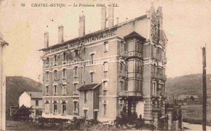 Chatel-Guyon Chatelguyon 63 Puy-de-Dome Le Printania Hôtel