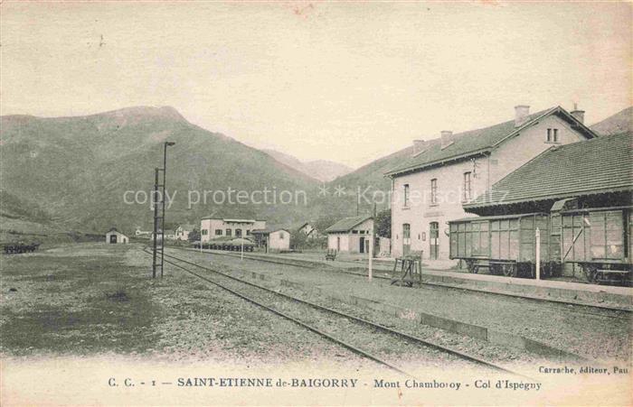 Saint-Etienne-de-Baigorry Mont Chamboroy Col d'Ispegny La Gare
