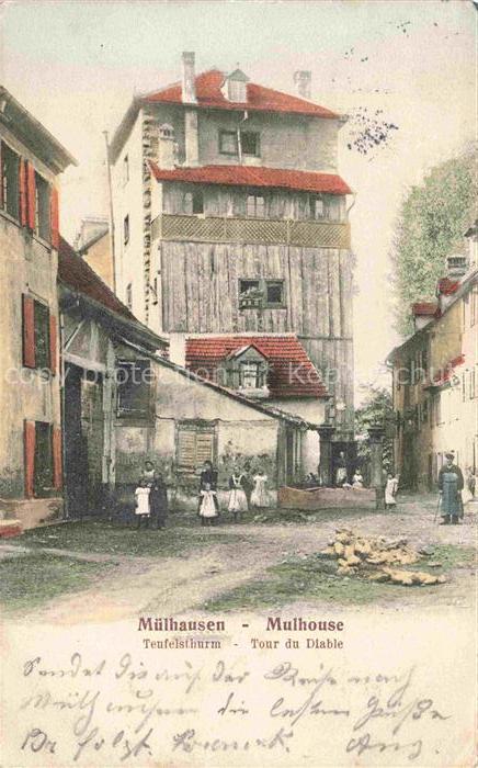 Muelhausen Elsass Teufelsturm Tour du Diable