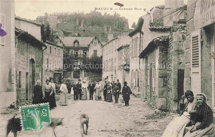 Mauzun Clermont-Ferrand 63 Puy-de-Dome Grande Rue