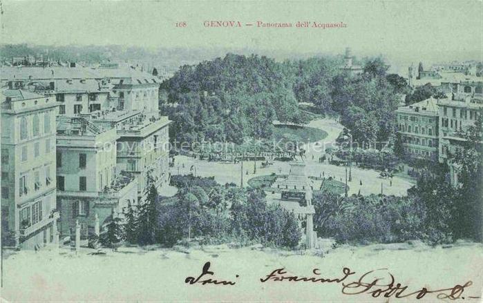 GENOVA Genua Liguria IT Panorama dell'Acquasola