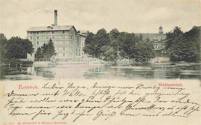 Reinbek Stormarn Schleswig-Holstein Muehlenteich