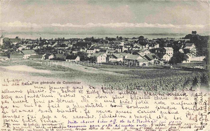 Colombier  BOUDRY NE Vue générale