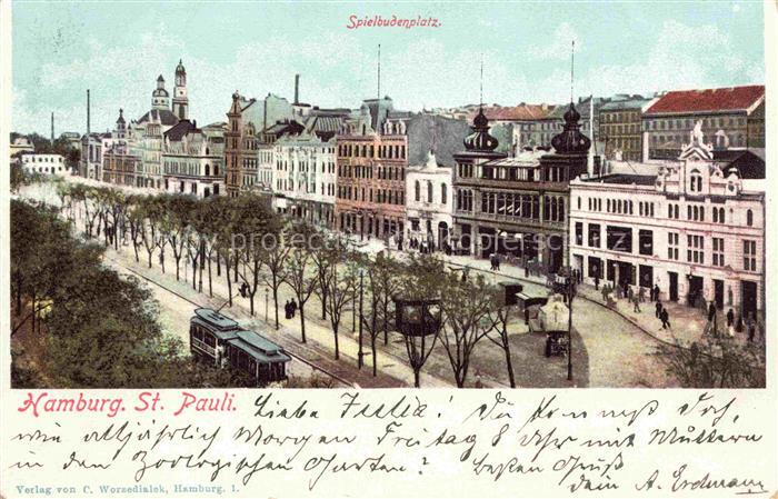 St Pauli Hamburg Spielbudenplatz