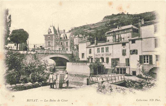 Royat-les-Bains Clermont-Ferrand 63 Puy-de-Dome Les Bains de César