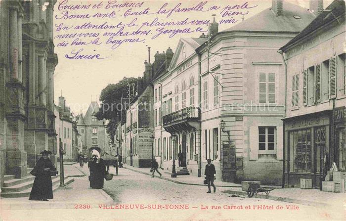 Villeneuve-sur-Yonne 89 Rue Carnot Hôtel de Ville