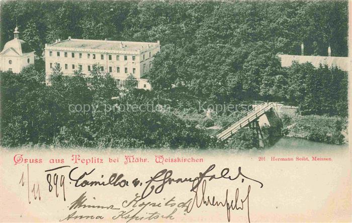 Teplitz -Schoenau TEPLICE CZ Teilansicht