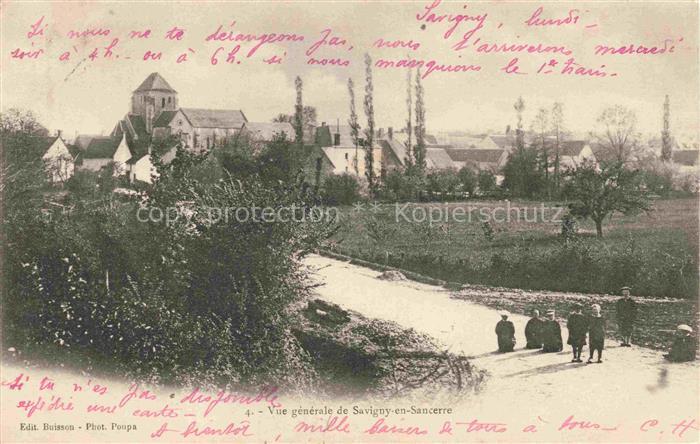 Savigny-en-Sancerre BOURGES 18 Cher Vue générale