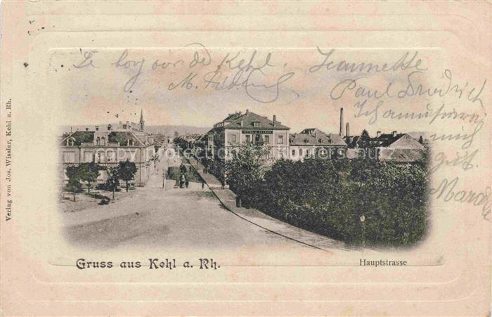 Kehl  Rhein Baden BW Hauptstrasse