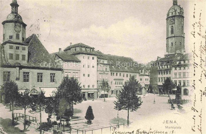 JENA  Thueringen Marktplatz