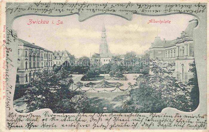 ZWICKAU  Sachsen Albertplatz