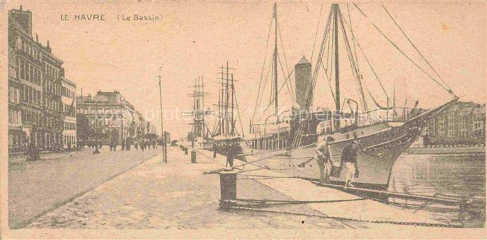 LE HAVRE 76 Le Bassin Port Bateaux
