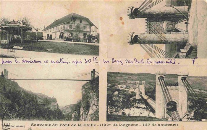 Cruseilles Le Pont de la Caille Hotel du Pont Charles Albert