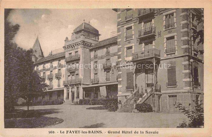 Le Fayet Saint-Gervais-les-Bains Bonneville 74 Haute-Savoie Grand Hôtel de la Sa