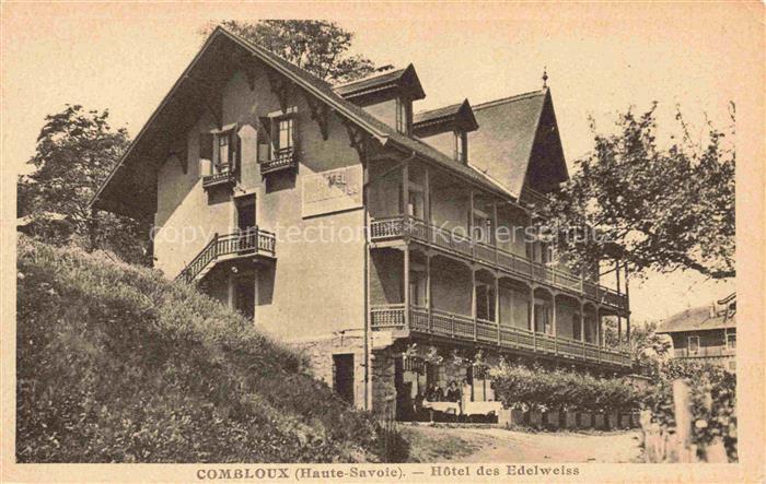 Combloux Bonneville 74 Haute-Savoie Hôtel des Edelweiss