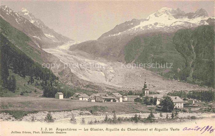 Argentieres Argentiere Glacier d 74 Haute-Savoie Glacier Aiguille du Chardonnet