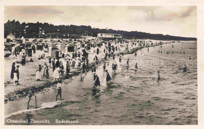 ZINNOWITZ Ostseebad Badestrand
