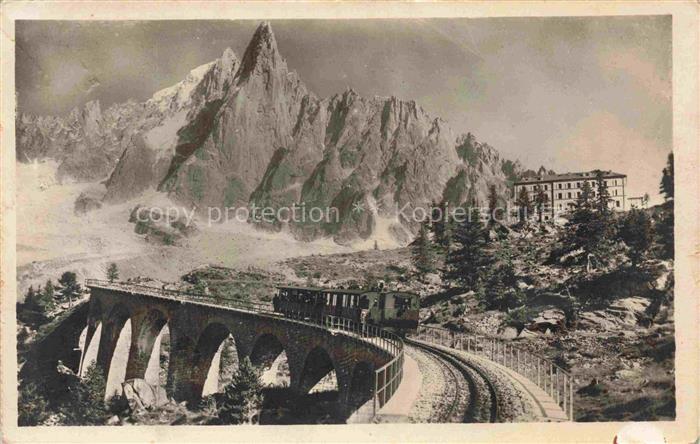 CHAMONIX BONNEVILLE 74 Haute-Savoie Chemin de fer du Montenvers et Aiguille du D