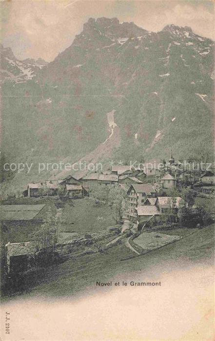 Novel Thonon-les-Bains 74 Haute-Savoie Vue panoramique et le Mont Grammont