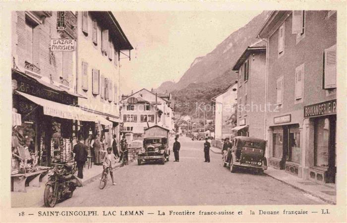 Saint-Gingolph Monthey VS La Frontière franco-suisse et la Douane francaise