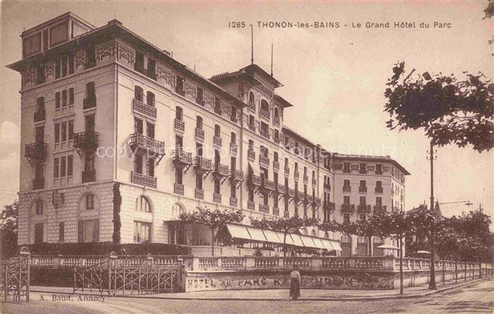 Thonon-les-Bains 74 Haute-Savoie Le Grand Hôtel du Parc