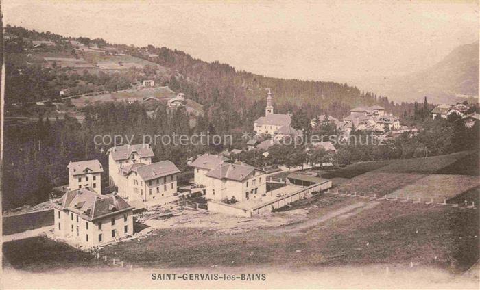 Saint-Gervais-les-Bains 74 Haute-Savoie Vue générale
