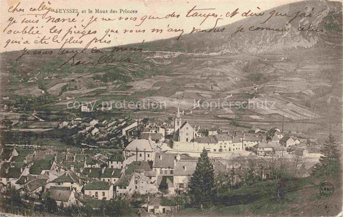 Seyssel Saint-Julien-en-Genevois 74 Haute-Savoie Vue générale et le Mont des Pri