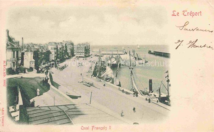 LE TREPORT Dieppe 76 Seine-Maritime Quai Francois I