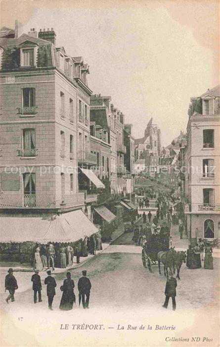 LE TREPORT Dieppe 76 Seine-Maritime Rue de la Batterie