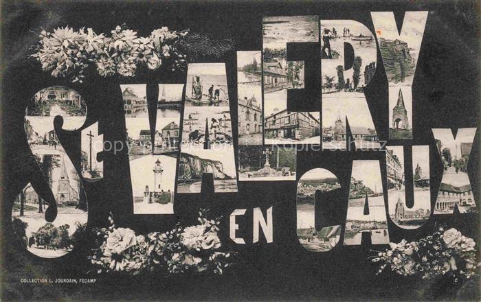 Saint-Valery-en-Caux St-Valery-en-Caux 76 Seine-Maritime Vues d'ensemble Schrift