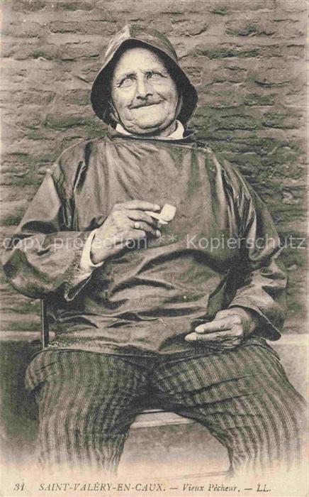 Saint-Valery-en-Caux St-Valery-en-Caux 76 Seine-Maritime Vieux pêcheur