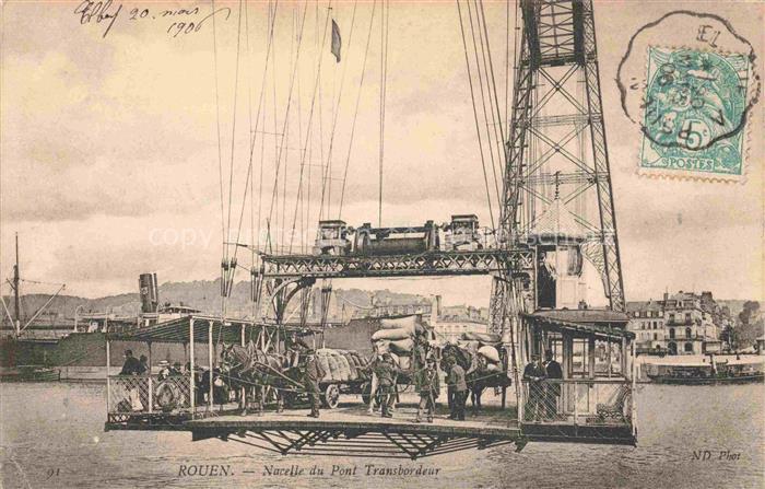 ROUEN 76 Seine-Maritime Nacelle du Pont Transbordeur