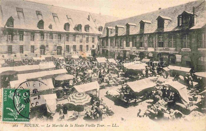 ROUEN 76 Seine-Maritime Le Marché de la Haute Vieille Tour