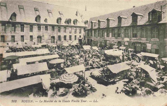 ROUEN 76 Seine-Maritime Le Marché de la Haute Vieille Tour