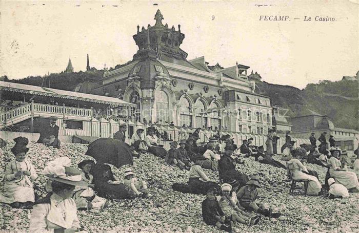 FECAMP Le Havre 76 Seine-Maritime Le Casino et la plage