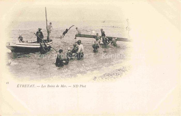 ETRETAT LE HAVRE 76 Seine-Maritime Les bains de mer
